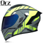Bluetooth Headset Motorcycle Helmet Full Face Dual Visor Flip Up Helmet Dot