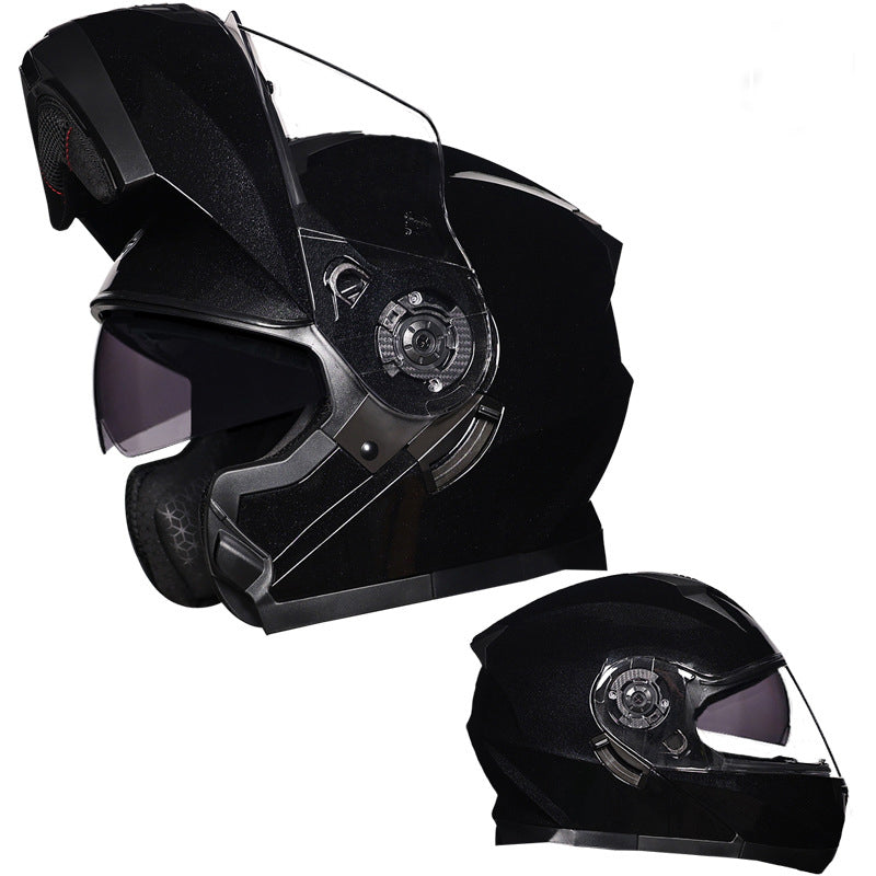 Bluetooth Motorcycle Helmet Modular Full Face Dual Visor Flip Up Helmet DOT