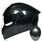 DOT LVS Bluetooth Motorcycle Helmet Dual Len Full Face Off Road Motocross Helmet