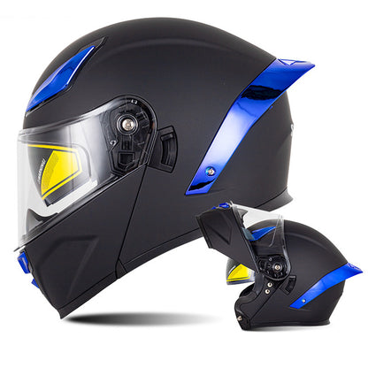 Bluetooth Flip Up Modular Motorcycle Helmet Lens Motorbike Scooter Helmet DOT