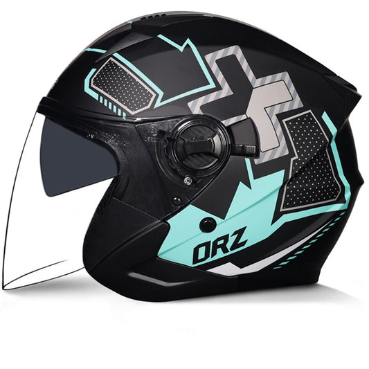 DOT Motorcycle Open Half Face Jet Helmet Motobike 3/4 Scooter Bike Helmets