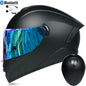 DOT LVS Bluetooth Motorcycle Helmet Dual Len Full Face Off Road Motocross Helmet