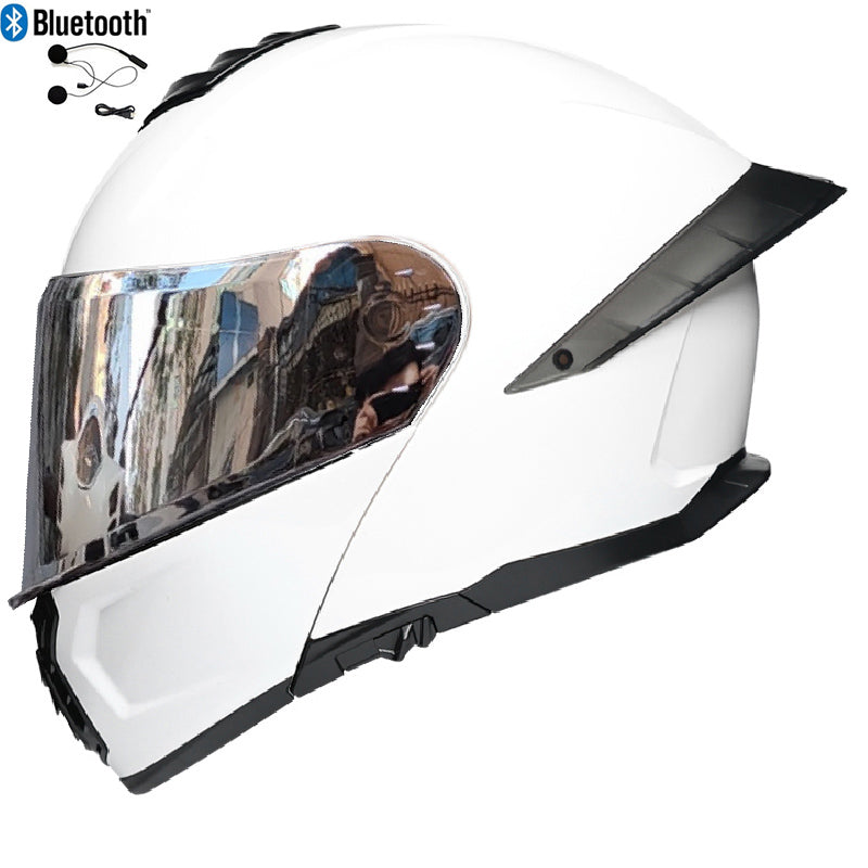 Bluetooth Flip Up Modular Motorcycle helmet Full Face Motorbike Helmet ECE DOT
