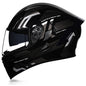 Bluetooth Motorcycle Helmet Full Face Dual Visor Flip Up Modular Helmet DOT