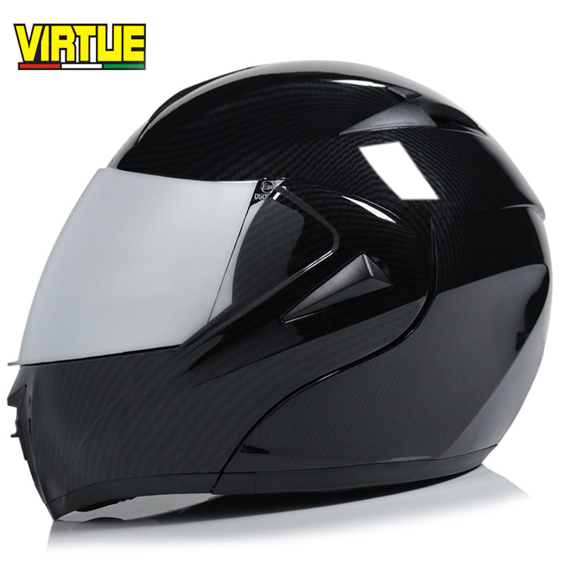 Motorcycle Helmet Modular Racing Flip Up Motorbike Helmet With Inner Sun lens
