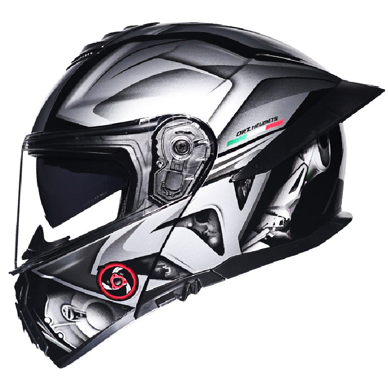 Bluetooth Flip Up Modular Motorcycle helmet Full Face Motorbike Helmet ECE DOT