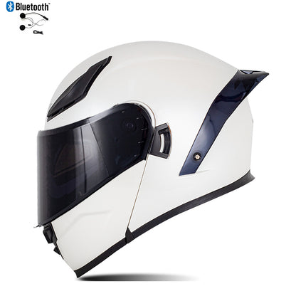 Bluetooth Flip Up Modular Motorcycle Helmet Lens Motorbike Scooter Helmet DOT