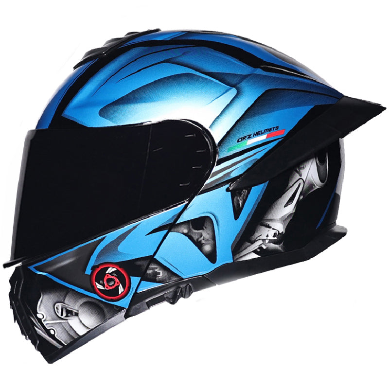 Bluetooth Flip Up Modular Motorcycle helmet Full Face Motorbike Helmet ECE DOT