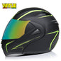 Motorcycle Helmet Modular Racing Flip Up Motorbike Helmet With Inner Sun lens