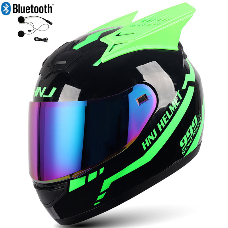 DOT Bluetooth Motorcycle Helmet Full Face Cuiser ATV Crash Motorbike helmets