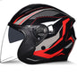 DOT Motorcycle Open Half Face Jet Helmet Motobike 3/4 Scooter Bike Helmets