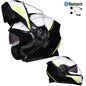 Bluetooth Motorcycle Helmet Modular Full Face Dual Visor Flip Up Helmet DOT