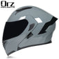 Bluetooth Motorcycle Helmet Full Face Dual Visor Flip Up Modular Helmet DOT
