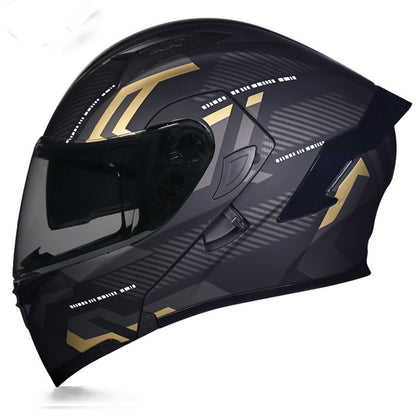 Bluetooth Motorcycle Helmet Full Face Dual Visor Flip Up Modular Helmet DOT