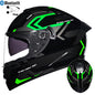 DOT LVS Bluetooth Motorcycle Helmet Dual Len Full Face Off Road Motocross Helmet