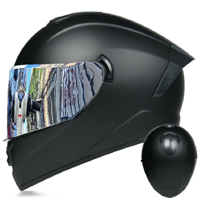 DOT LVS Bluetooth Motorcycle Helmet Dual Len Full Face Off Road Motocross Helmet