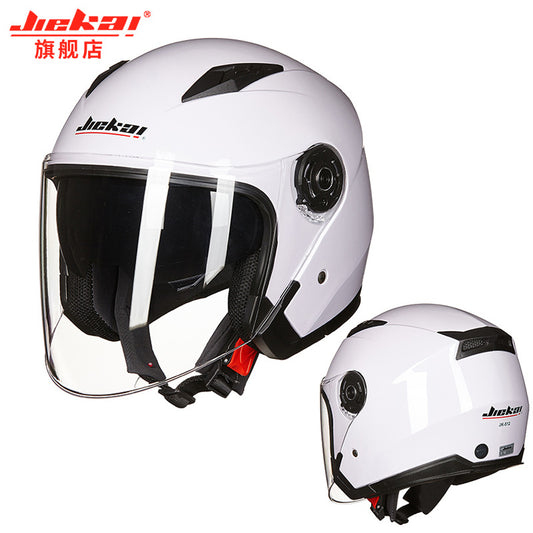 3/4 Open Flip Up Scooter Motorcycle Helmet Full  Visor Motorbike Helmet DOT
