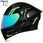 ORZ991 Bluetooth Motorcycle Helmet Full Face Dual Visor Flip Up Modular Helmet DOT