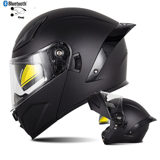 Bluetooth Flip Up Modular Motorcycle Helmet Lens Motorbike Scooter Helmet DOT