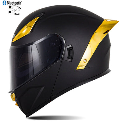 Bluetooth Flip Up Modular Motorcycle Helmet Lens Motorbike Scooter Helmet DOT