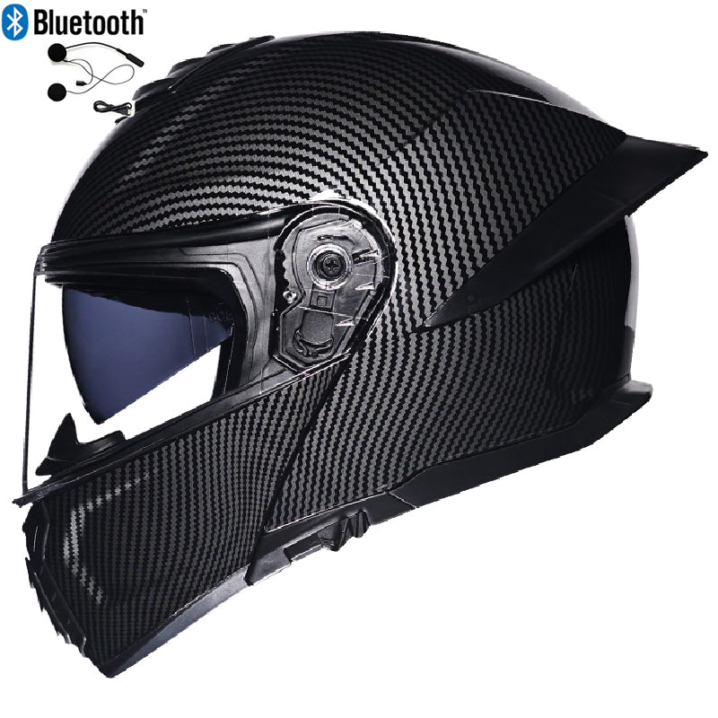 Bluetooth Flip Up Modular Motorcycle helmet Full Face Motorbike Helmet ECE DOT