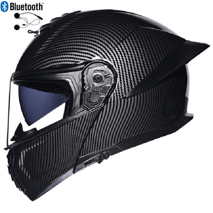 Bluetooth Flip Up Modular Motorcycle helmet Full Face Motorbike Helmet ECE DOT