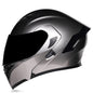 DOC Bluetooth Modular Flip Up Motorcycle Helmet Dual Lens Motorbike Helmet
