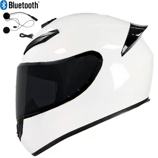 DOT Bluetooth Motorcycle Helmet ATV Off Road Motorbike Crash Full Face Helmets