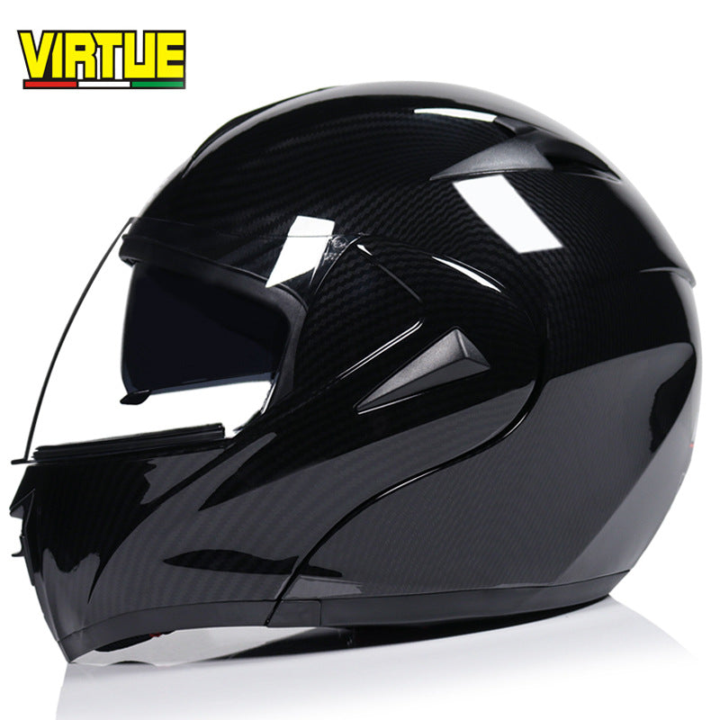 Motorcycle Helmet Modular Racing Flip Up Motorbike Helmet With Inner Sun lens