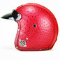 DOT PU leather Motorcycle Helmet Half Face Scooter Motorbike Helmets+Free Gloves