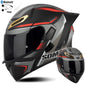 SOMAN DOT BLUETOOTH Flip Up Modular Motorcycle Helmet Dual Lens Full Face Helmet