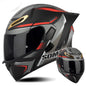 SOMAN DOT BLUETOOTH Flip Up Modular Motorcycle Helmet Dual Lens Full Face Helmet
