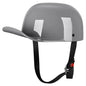 DOT Baseball Cap Vintage Motorcycle Half Helmet Chopper Cruiser Scooter Helmet