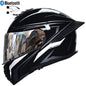 Bluetooth Flip Up Modular Motorcycle helmet Full Face Motorbike Helmet DOT