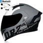 DOC Bluetooth Modular Flip Up Motorcycle Helmet Dual Lens Motorbike Helmet