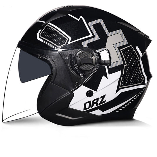 DOT Motorcycle Open Half Face Jet Helmet Motobike 3/4 Scooter Bike Helmets