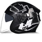 DOT Motorcycle Open Half Face Jet Helmet Motobike 3/4 Scooter Bike Helmets