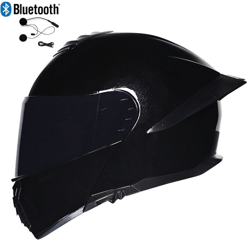Bluetooth Flip Up Modular Motorcycle helmet Full Face Motorbike Helmet ECE DOT