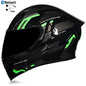 ORZ991 Bluetooth Motorcycle Helmet Full Face Dual Visor Flip Up Modular Helmet DOT