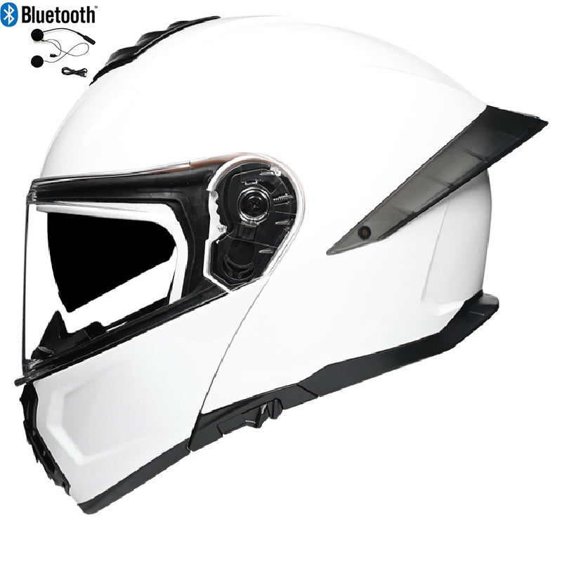 Bluetooth Flip Up Modular Motorcycle helmet Full Face Motorbike Helmet ECE DOT