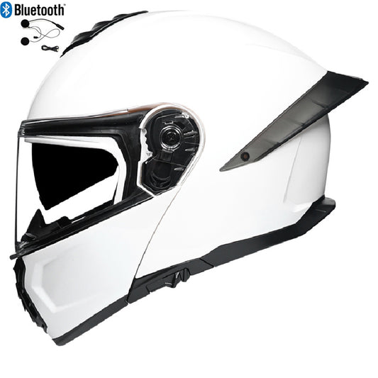 Bluetooth Flip Up Modular Motorcycle helmet Full Face Motorbike Helmet DOT