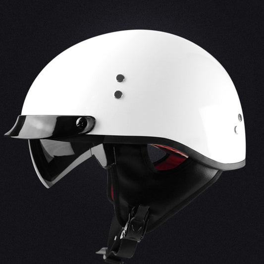 DOT Universal Motorcycle Half Helmet Open Face for Cruiser Biker Scooter