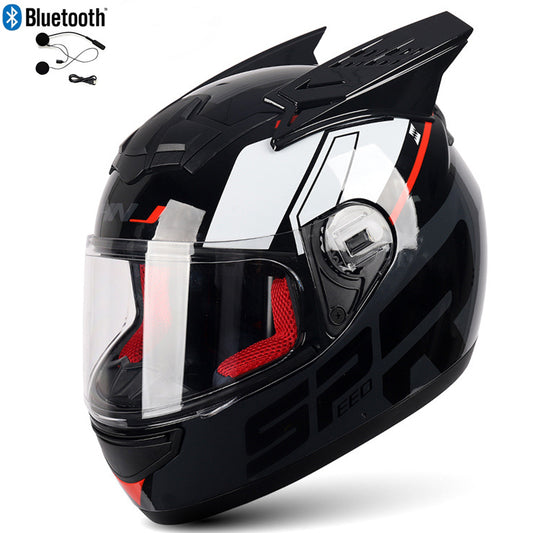 DOT Bluetooth Motorcycle Helmet Full Face Cuiser ATV Crash Motorbike helmets