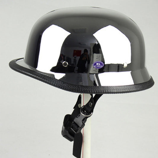 Motorcycle DOT Helmet German Half Face Helmet For Cruiser Chopper Biker Scooter