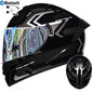 DOT LVS Bluetooth Motorcycle Helmet Dual Len Full Face Off Road Motocross Helmet
