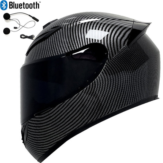 DOT Bluetooth Motorcycle Helmet ATV Off Road Motorbike Crash Full Face Helmets