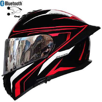 Bluetooth Flip Up Modular Motorcycle helmet Full Face Motorbike Helmet ECE DOT