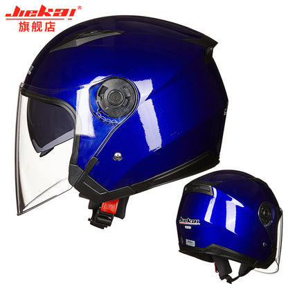 3/4 Open Flip Up Scooter Motorcycle Helmet Full  Visor Motorbike Helmet DOT