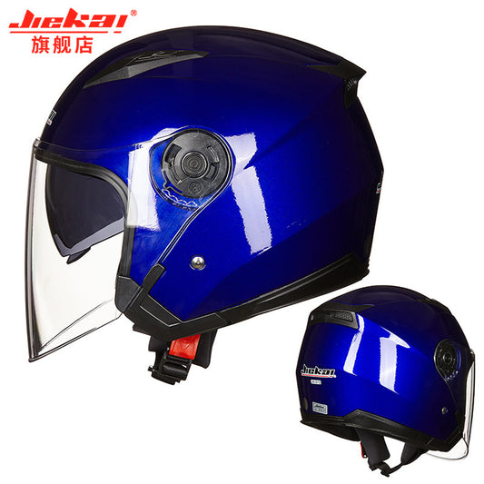 3/4 Open Flip Up Scooter Motorcycle Helmet Full  Visor Motorbike Helmet DOT