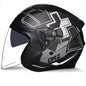 DOT Motorcycle Open Half Face Jet Helmet Motobike 3/4 Scooter Bike Helmets
